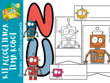 Kit accoglienza a tema ROBOT@playandlearnitalia23
