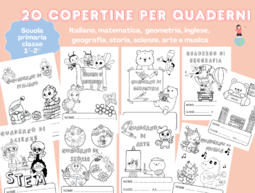 copertine quaderni classe prima e seconda