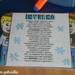 Inverno pop up con testo da completare in soggetto bambino bambinaDigitale