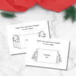 Scheda di Babbo Natale da colorare e completareDigitale